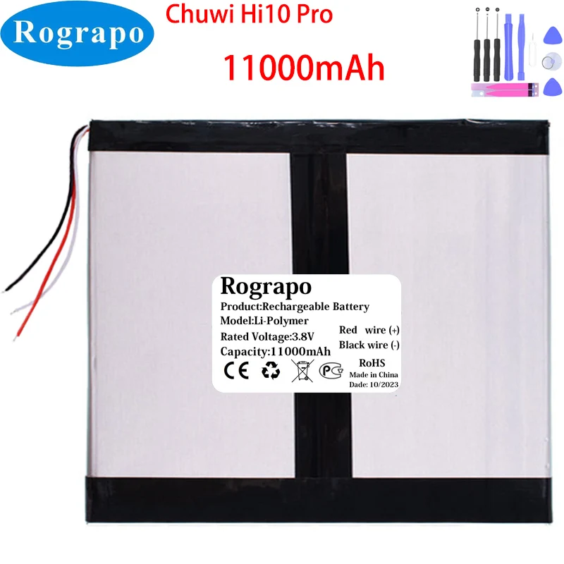 Bateria para Chuwi Hi10 Pro e Hi10pro Ferramenta de Fios Laptop e Tablet pc 3.8v 11000mah Novo