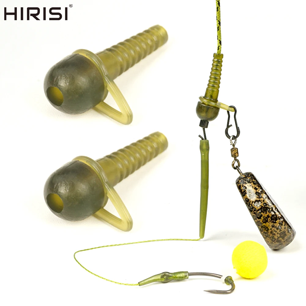 Hirisi Carp Fishing Rubber Lead Clips With Run Rig Rings Fishing ...