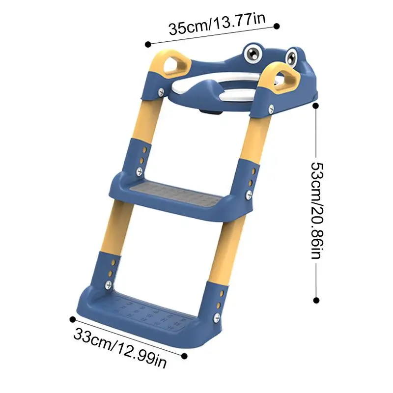 Training Toilet Ladder Kids Potty SeatToilet Stool Foldable Toddler Potty Chair Adjustable Training Toilet Seat for Kids