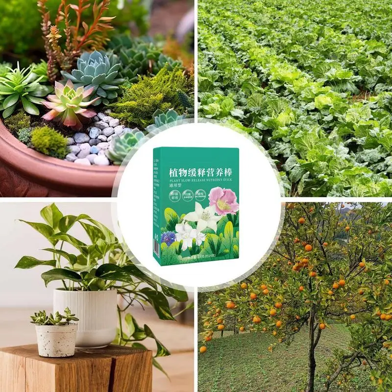 Plant Food Sticks 18X Plant Food Organic Spikes Fruit Tree Fertilizer Spikes All-Purpose Houseplant Fertilizer For Indoor And