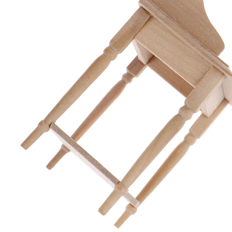 1/12 Holz Miniatur leere Tisch möbel Modell DIY Puppenhaus Zubehör – Detail 17