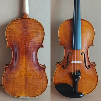 Over 20 years of European spruce wood! All handmade Violin 4/4 Retro varnish Violin professional Musical Instruments with case