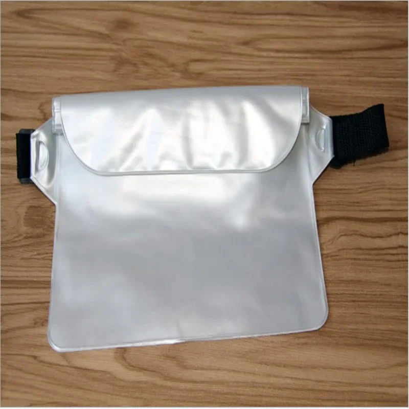 Three Layer Sealed Waterproof Bag with Touch Screen and Adjustable Waistband for Underwater Protection