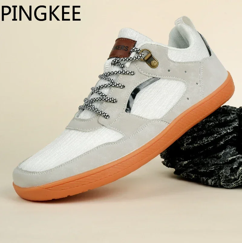 Running Sneakers PINGKEE Minimalist Athletic Sneakers Wide Feet ToeBox Barefoot Shoes Men Women Fitness Trailing Synthetic Upper