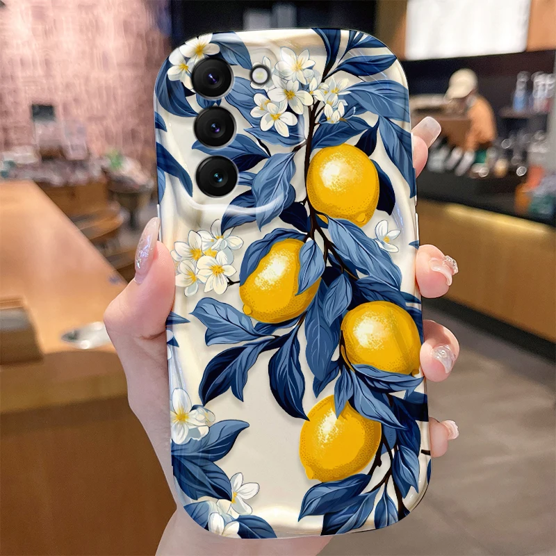 Lemon Wave Vibrant Yellow Protective Phone Case