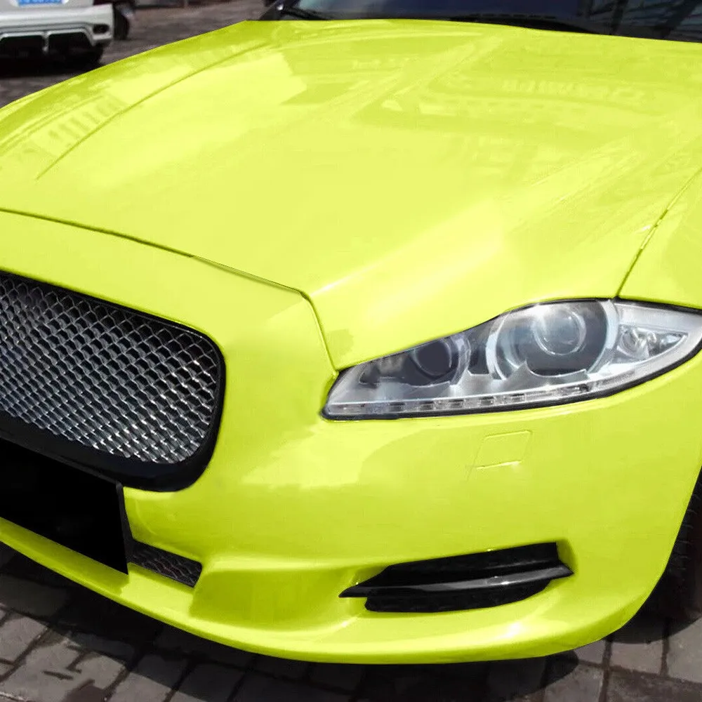 

Foil Film Foil Film Wrap Glossy Wrap Roll Yellow 30x152cm Accessories Decal Good Adhesion Neon Parts Practical