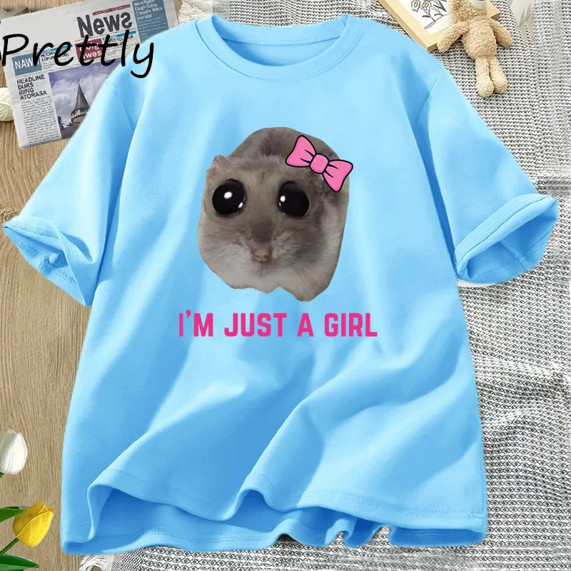 Sad Hamster Meme Trauriger Hamster T-Shirt