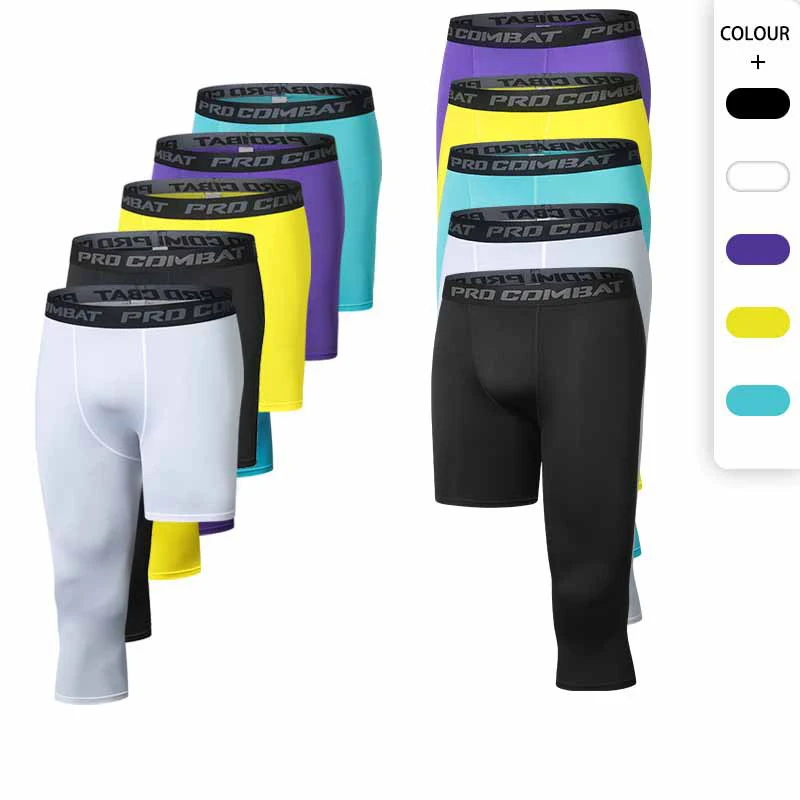 Running Athletic Shorts 3-Pack Men's Compression Shorts - Anti-Chafing Workout Underwear For Running & Sports Moisture Wicking Shorts - View #5