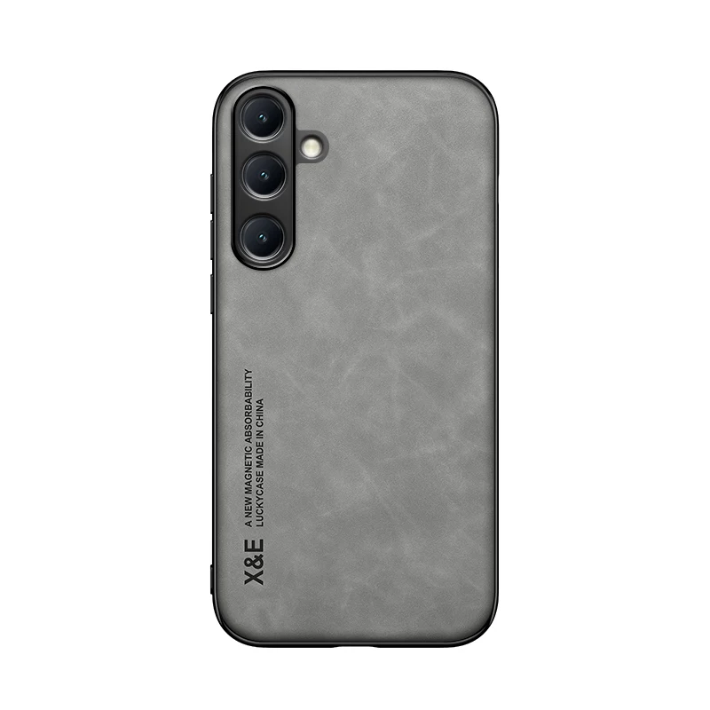 Luxury Leather Smartphone Case with Car Mount Support