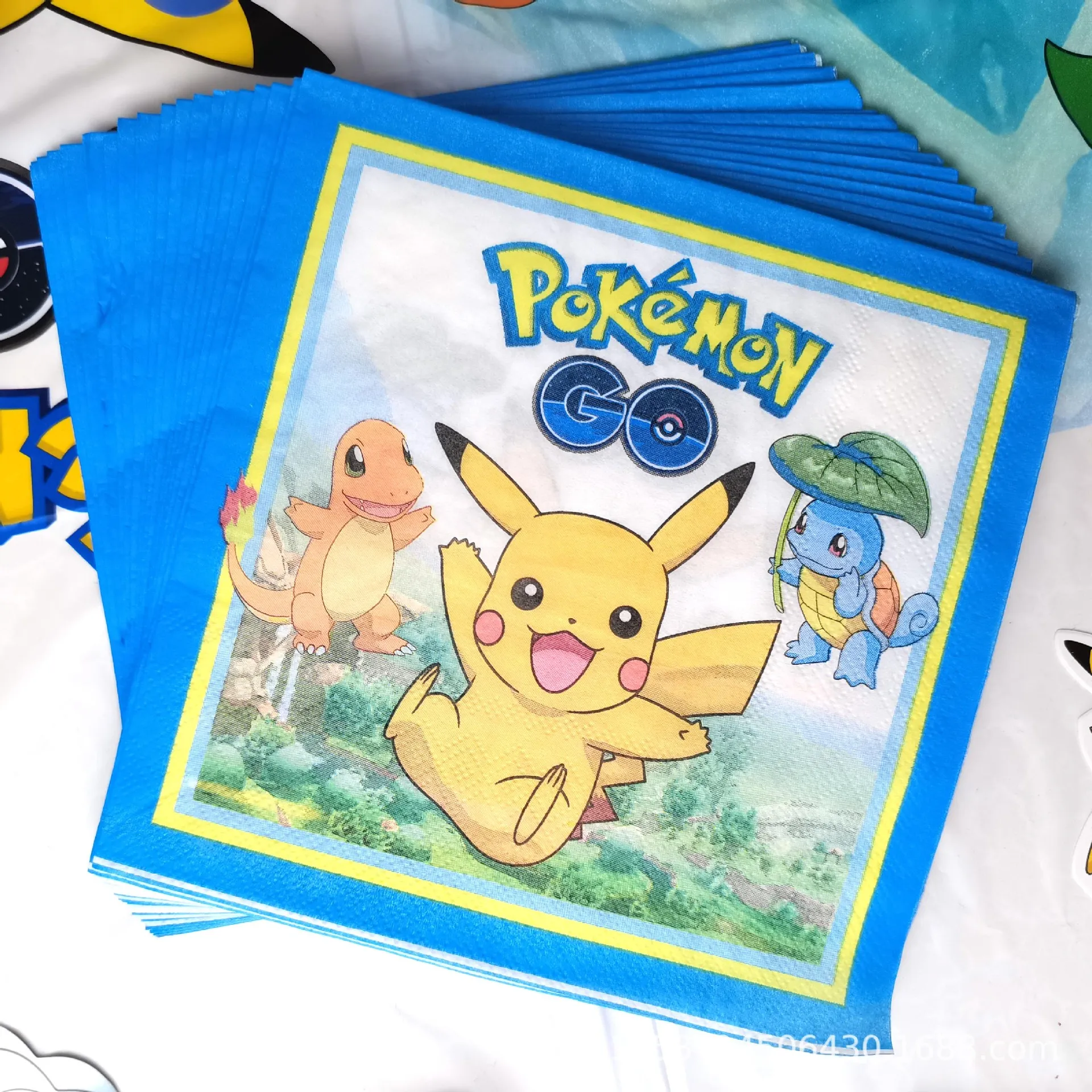 Pokemon Birthday Supplies Cups Plates Napkin Banner Kids 1 2 3