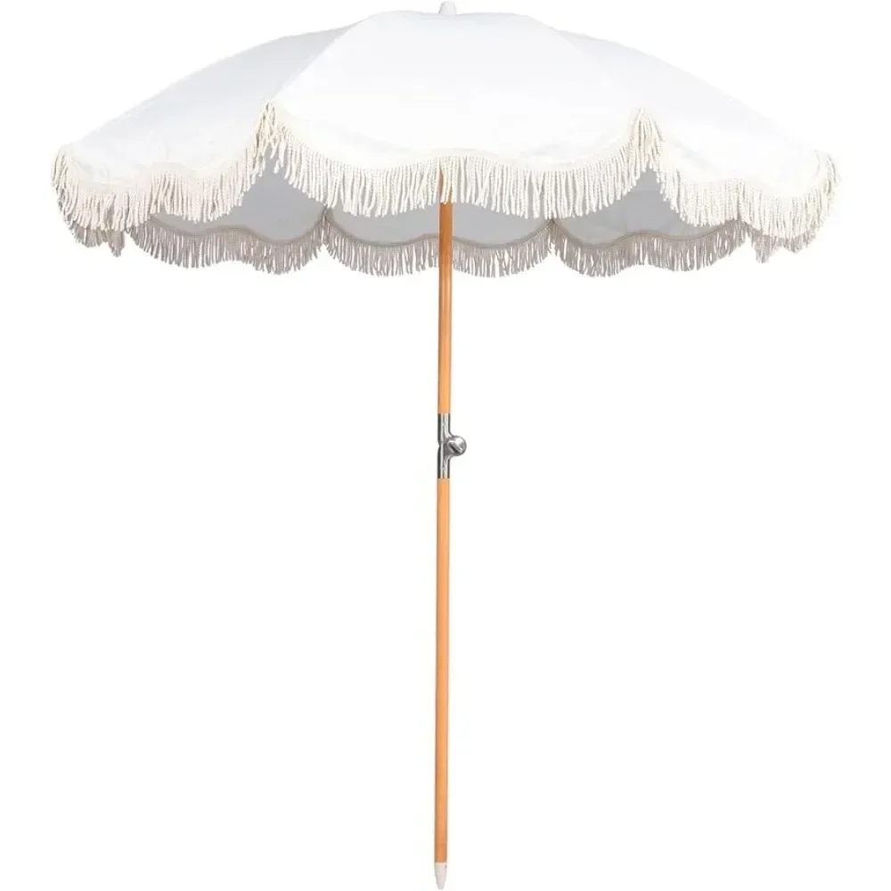 

UPF 50 + зонты с кисточками с сумкой для переноски зонтик для пляжа зонтик уличная мебель Бесплатная доставка