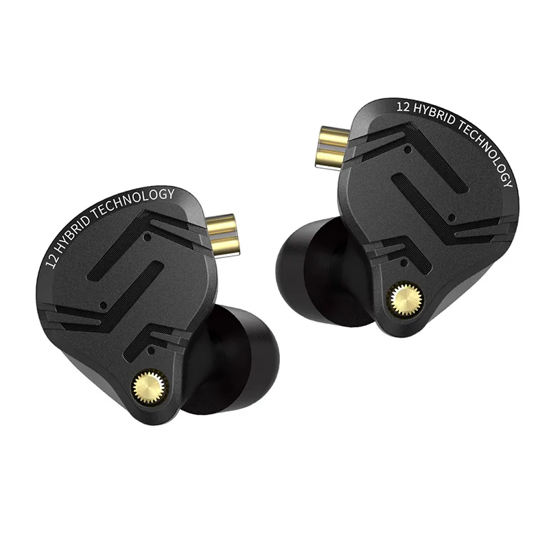 KZ ZS12 PRO X Metal Earphones 1DD+5BA Hybrid HIFI Bass In Ear