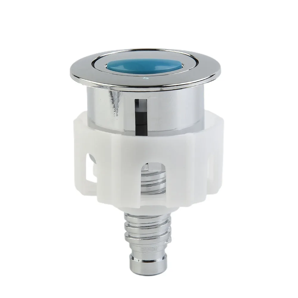 1Pc Toilet Push Button Dual Flush Water Saving Round Dual Push Switch Fits For Cistern Tank Water Saving Rod Bathroom Accessory