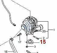 Gasket-turbocharger Suits Korando C200 2.0l Diesel 2010-2015 6710910380
