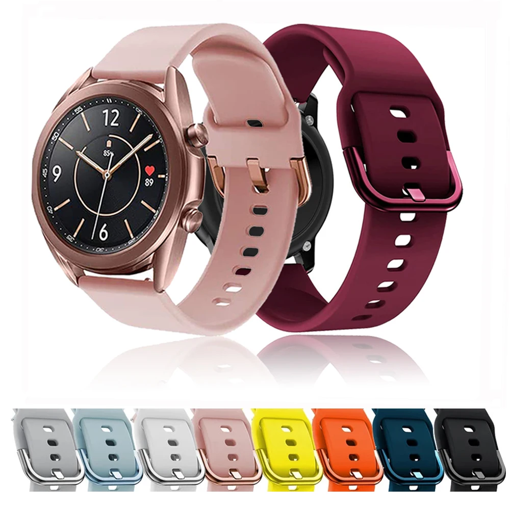 Cinturino Di Ricambio Per Samsung Galaxy Watch 3 Cinturino In Silicone Da 41Mm Per Samsung Galaxy Watch Active 1/2 Galaxy Watch Cinturini Da 42Mm