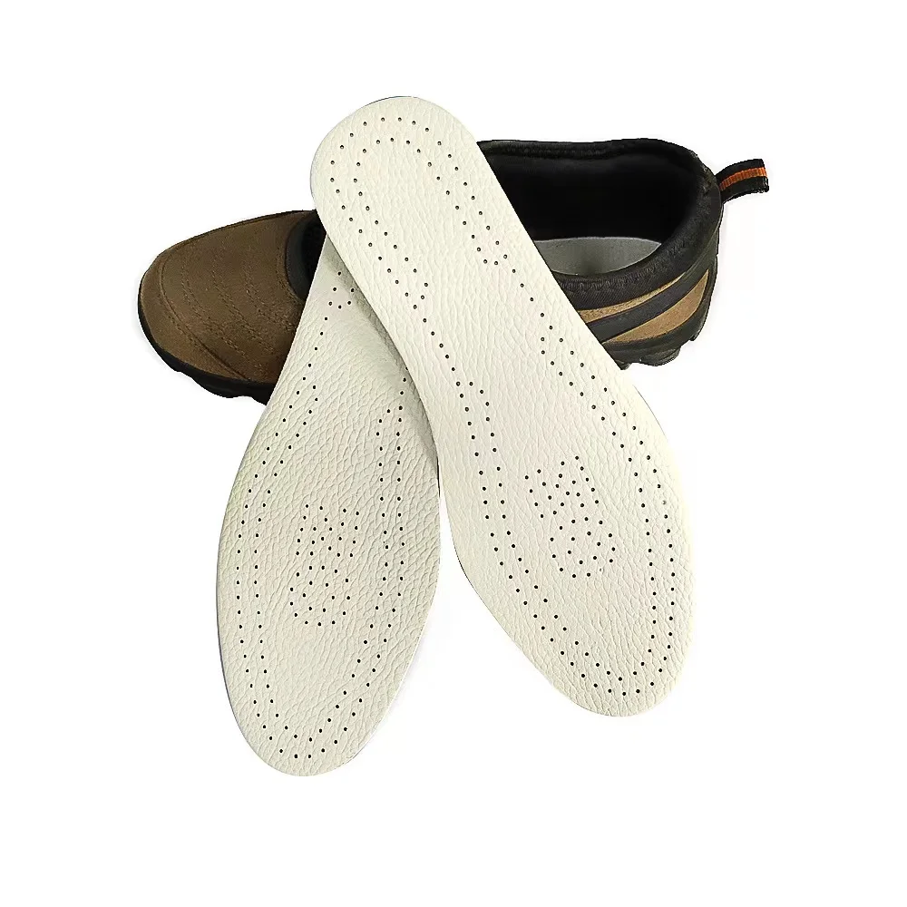 Cowhide Leather Insoles O/X leg Orthopedic Correction Shoe Inserts for Women Men Pad Knock Knee Pain Bow Legs Valgus Varus