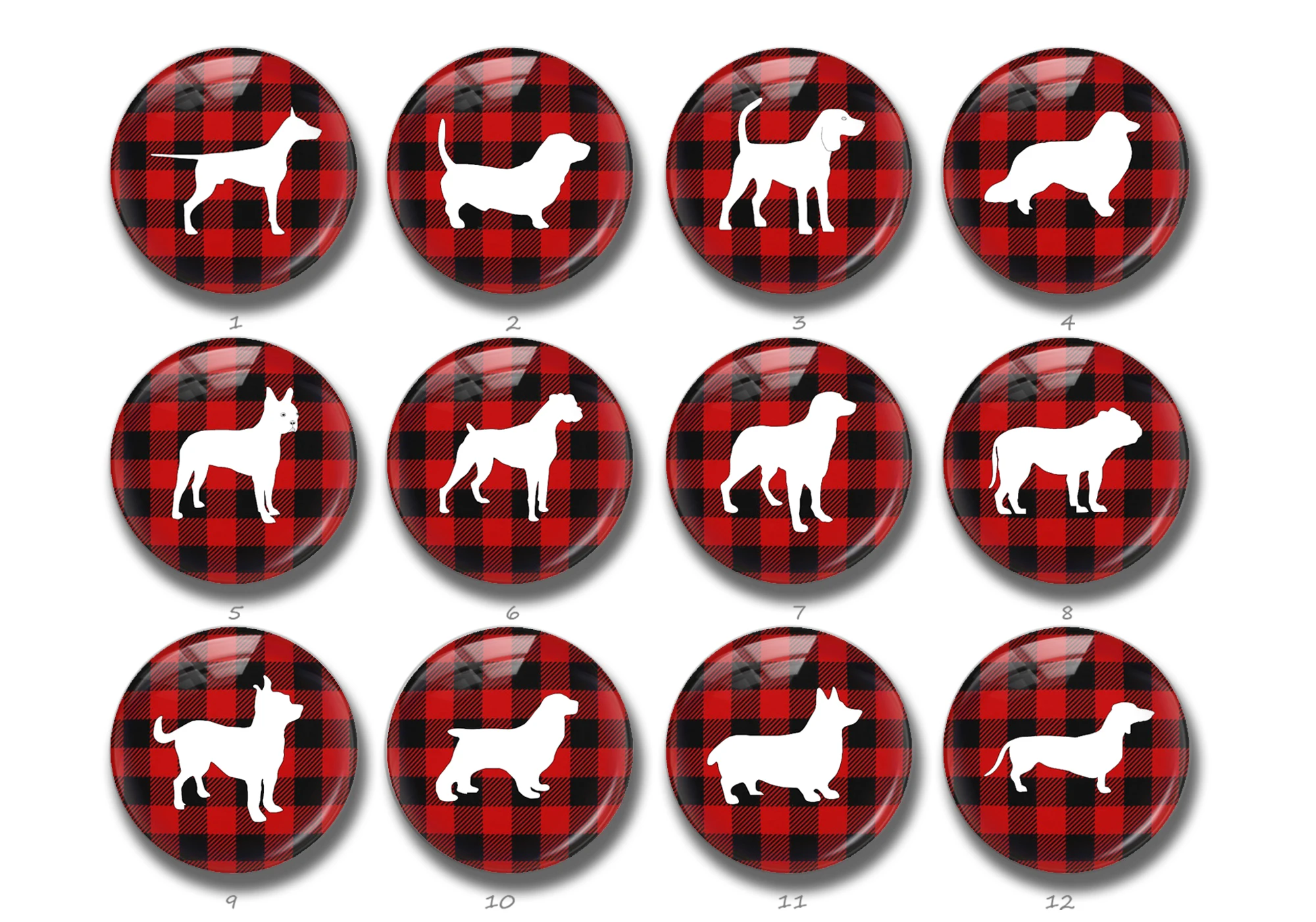 

Christmas Cabochon, Plaid Buffa Gnome image Glass dome,10mm 12mm 14mm 16mm 18mm 20mm 25mm 30mm 35mm 40mm Picture Bead - FJ806