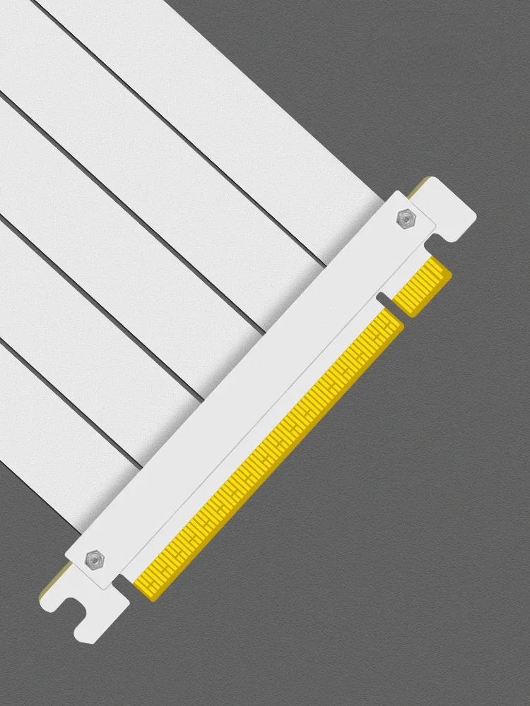 Cabo Extender Riser Pci Express X16 Flexível Plana Placa de Vídeo Pcie Vertical Gpu Gen4 Pcie 4.0 16x 560cm Novíssimo - Imagem 3