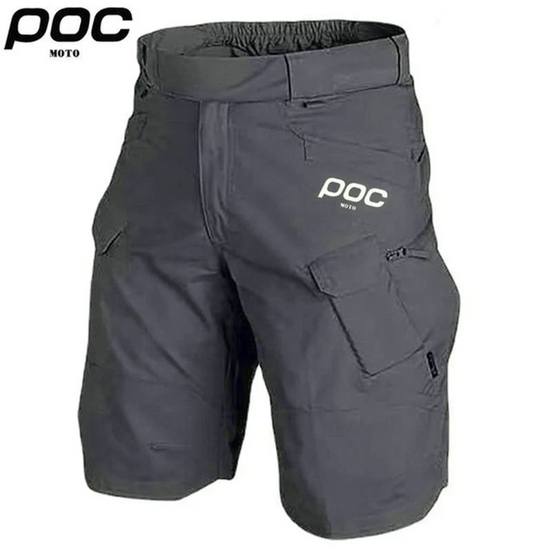

MOTO POC Racing Men Cycling Shorts Summer Mtb Downhill Pants Waterproof Male Bicycle Clothing Road Bike Motorcycle Cargo Bottoms