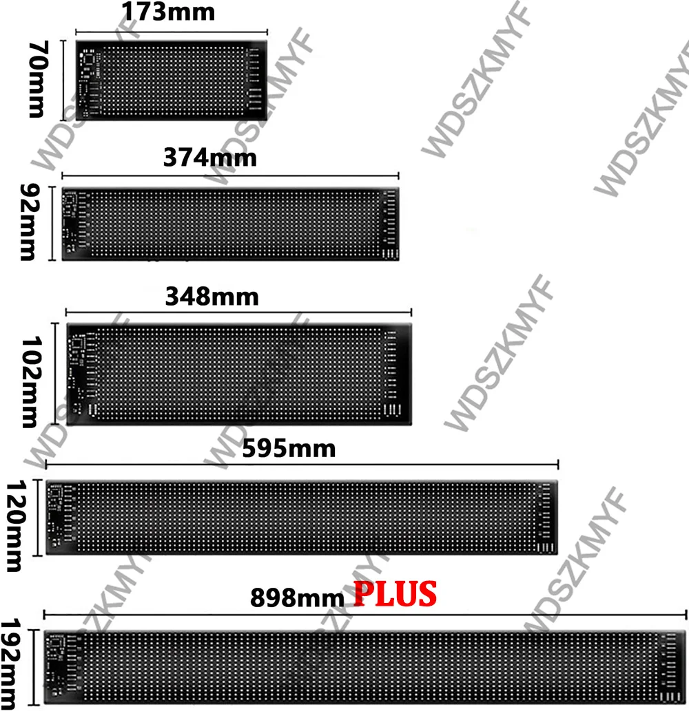 Plus LED DIY Matrix Pixel Panel Light Demon Eye App Control Scrolling Advertising LED Car Sign Animation Programmable For Car 6