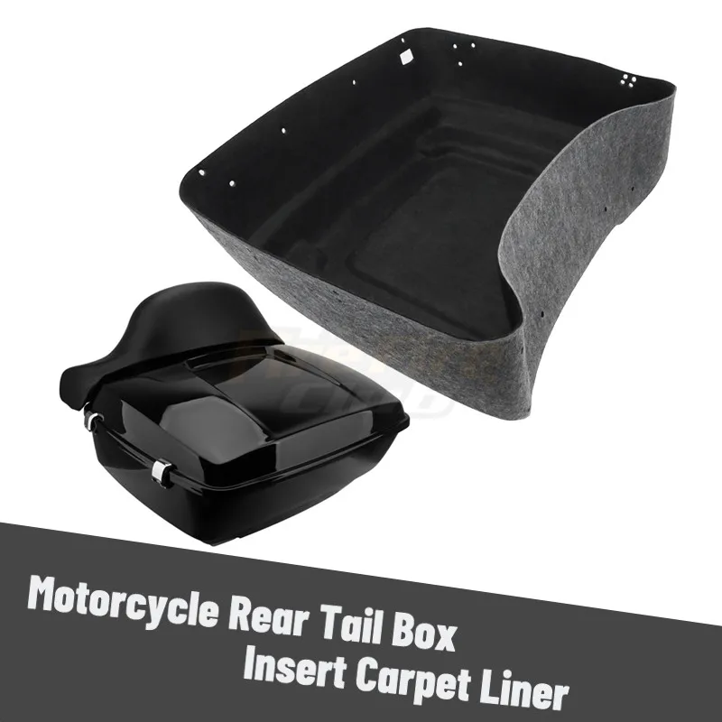 

Подкладка для коврового покрытия мотоцикла King Size Pak, жесткий багажник для Harley Tour Pack, туристическая улица скользящий Electra Glide Road Glide 2009-2021
