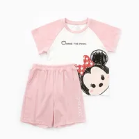 Disney Mickey Cartoon Printing Clothes Suit For Kids Infant Fashion Baby Child Girl Boy Pajamas Sleepwear Clothings Set Brand 4