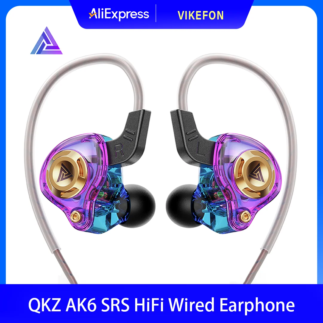 Wired HiFi Earphone Bass Stereo Headset Music Earbuds