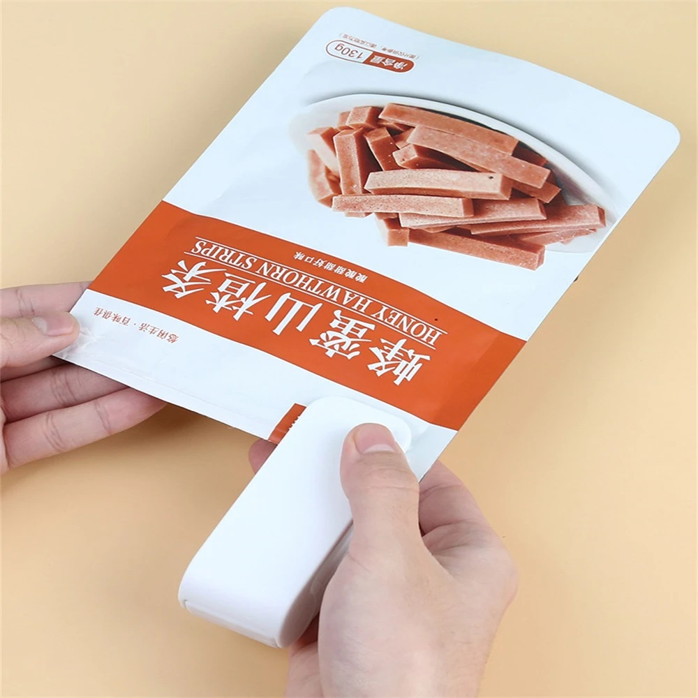 

Charge Sealer Bag Plastic Package Sealer Heat Food Close Bags Portable Sealing Machine Thermal Bag Sealer Storage Food Kitchen