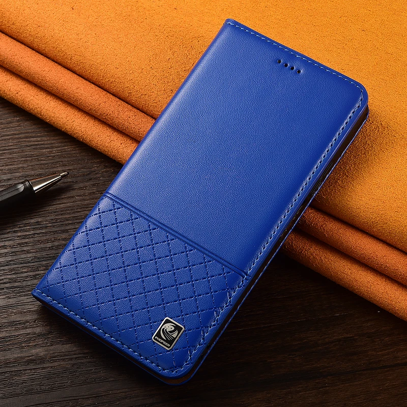 Napa Below Grid Genuine Leather Flip Case - Premium Smartphone Cover