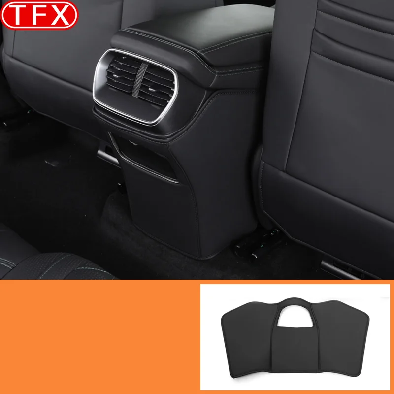 BYD Sealion 7 Car Styling PU Leather Anti Kick Mat Pad Anti-kick Protector Mats Seat Back Protector Accessories