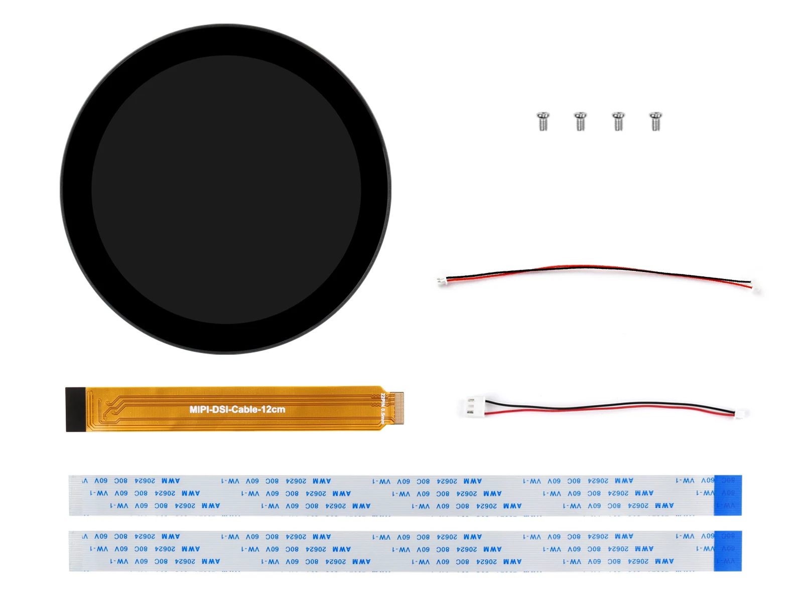 Display touch capacitivo rotondo DSI da 3,4 / 4 pollici, risoluzione 800 × 800 / 720 × 720, pannello display IPS, touch a 10 punti - immagine 4