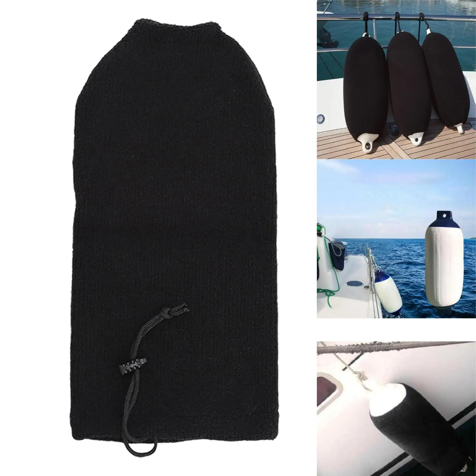 Boat Cover, Soft Acrylic Socks Side Cover Anti Collision Good Elasticity Protection for Marine Mooring Salt Protection