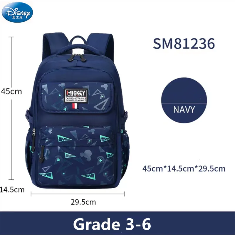 2022 Disney Miokey School Bags For Boys Girls Primary Middle School Student Shoulder Orthopedic Backpack Large Capacity Mochila