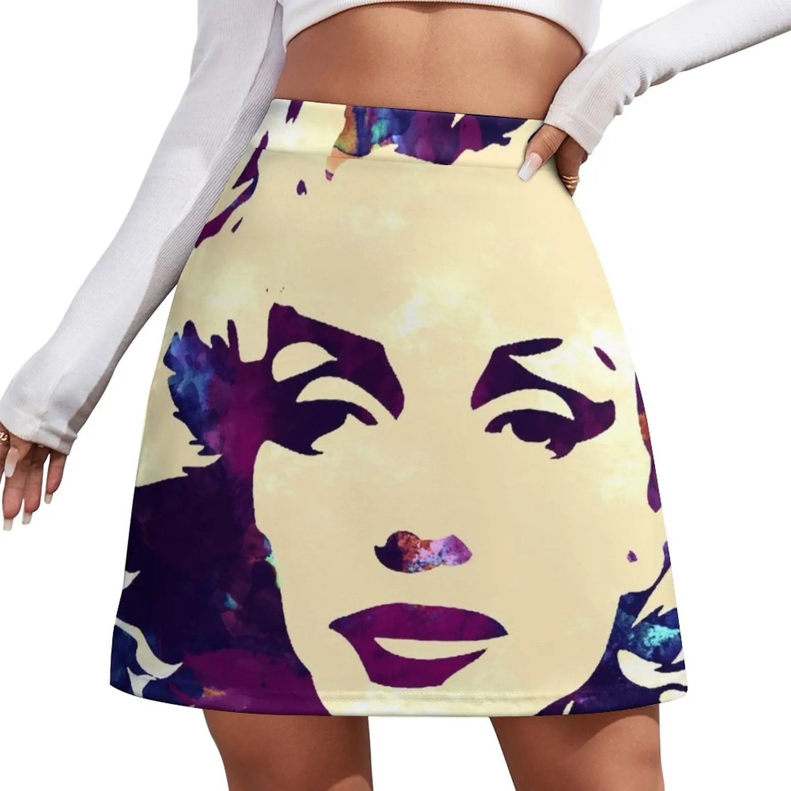 Marilyn Monroe purple colour Mini Skirt Woman skirts skirts for women 2024 marilyn monroe and the camera photographs 1945 1962