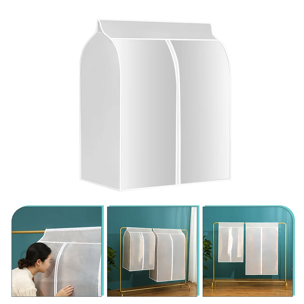 

Clothing Dust Cover Outfit Hangers Dustproof Overcoat Clothes Protective Wardrobe Suit Bag Home Hanging Peva For.