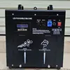 1500W Two Holes LED Smoke Bubbles Machine DMX Control DJ Disco Fog Bubble Machine for Wedding Party Dance Halloween Festival 2