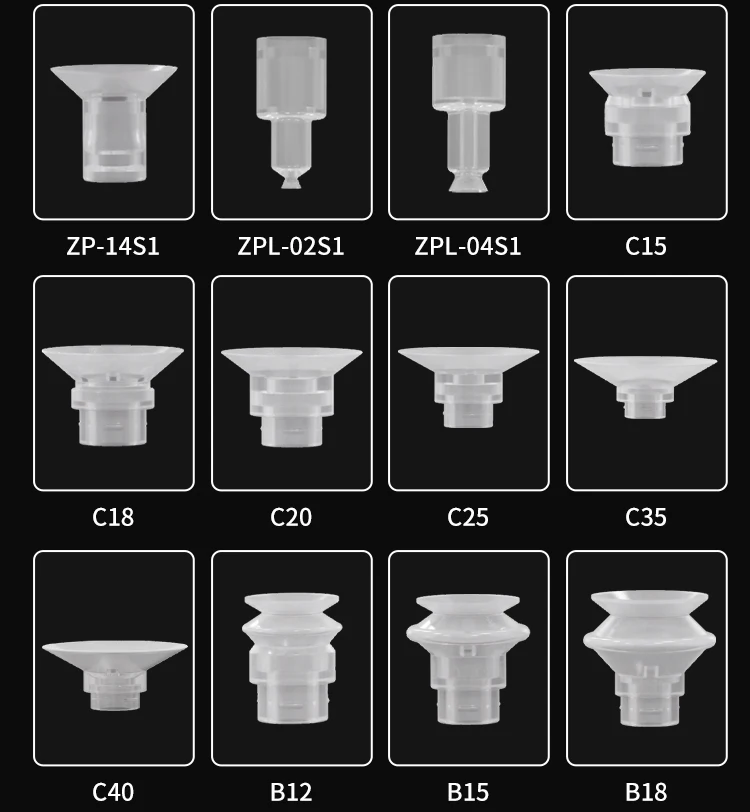 SKU1-20 SMC ZP FA ZPL ZPLL S Series Маленький Наконечник Bt3-5 сильная присоска из пневматического каучука и силикона
