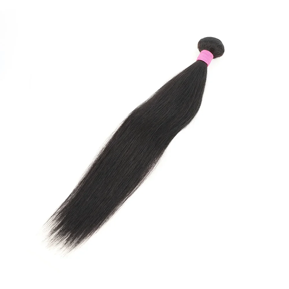 26 28 30 Inch Human Hair Bundles High Quality 10A Brazilian Raw Hair Weave Bundles Straight Human Weave Extensions