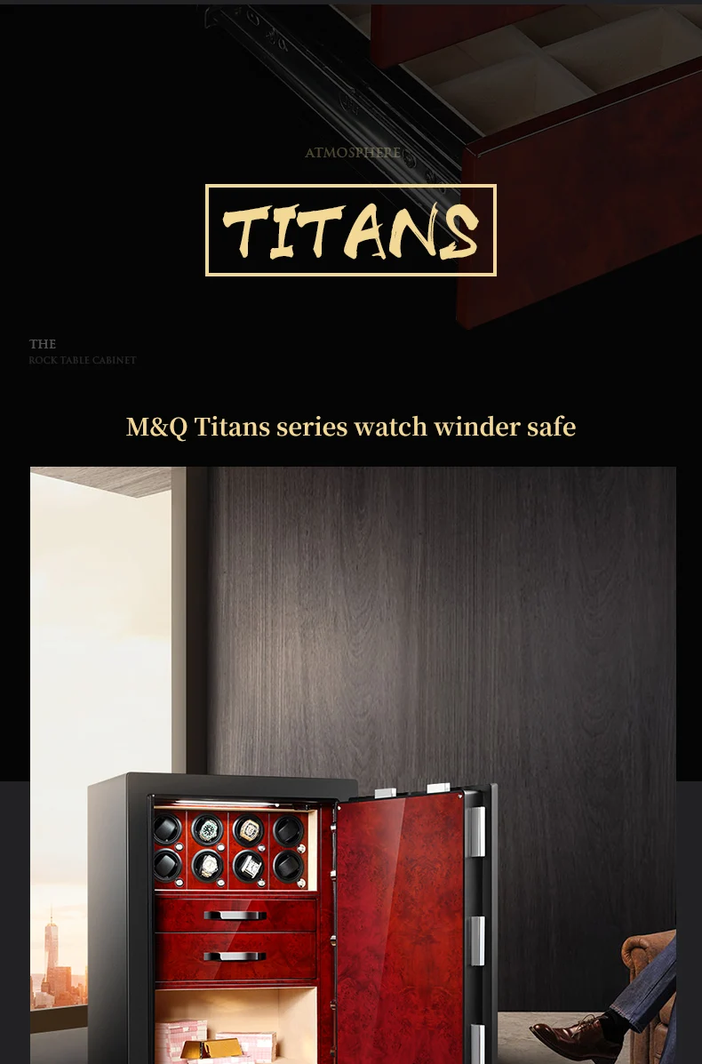 S2afa7d3c349f49d78e90ec0ad07124639 High quality watch winder safe box electronic fingerprint lock custom interior jewelry safe box