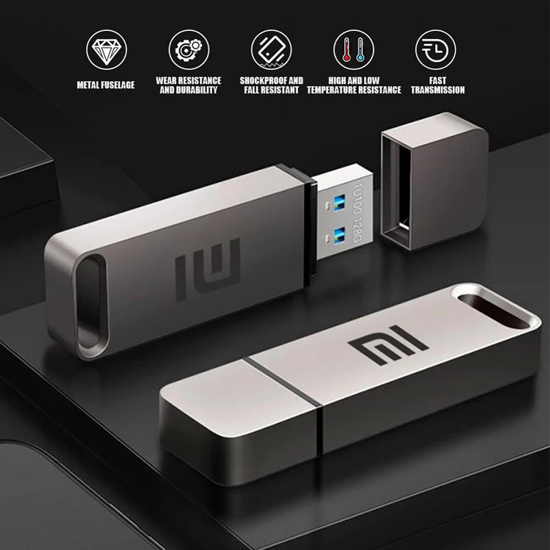 Xiaomi Original 2TB USB3.1 Flash Drive High Speed Pen Drive 1TB Metal Waterproof Large Capacity Phone Storage Device Usb Memoria usb flash drive
