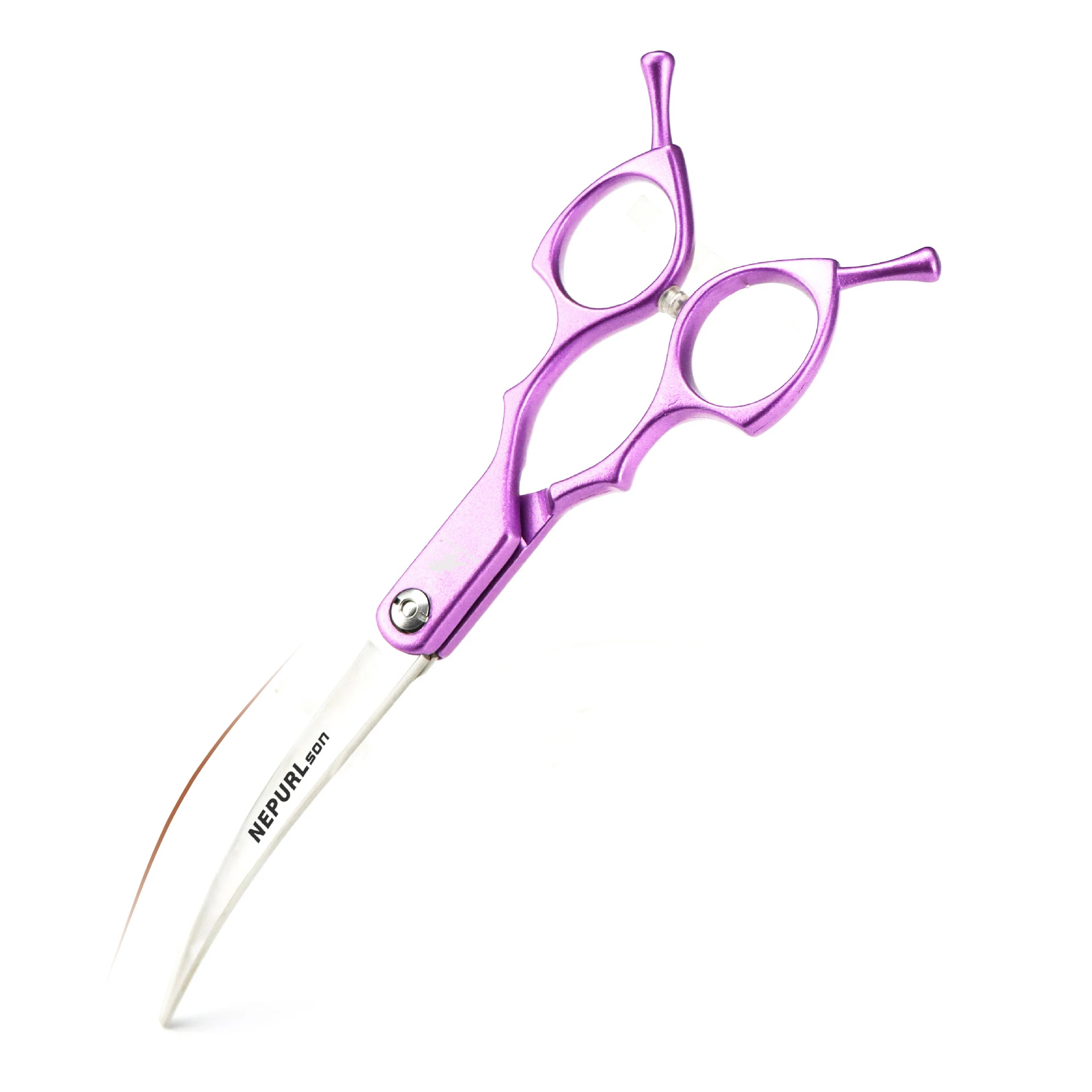 Professional Dog Grooming Scissors Japan Stainless 6.5" Pet Scissors Dog Curved For Groomer Bend Down Shears dog grooming scissors