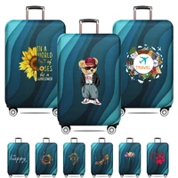 Luggage Cover Stretch Fabric Suitcase Protector Baggage Dust Case Cover Suitable for18-32 Inch Suitcase Case Travel Organizer 1