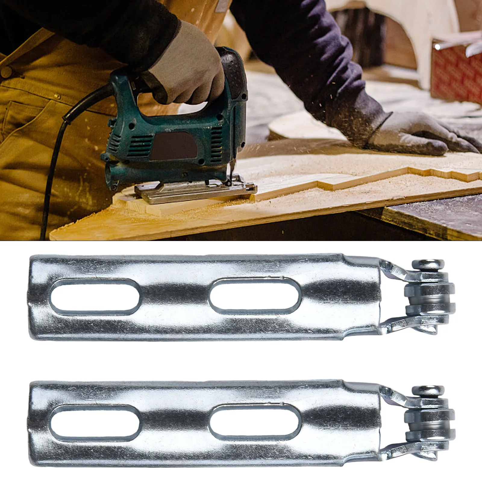 2Pc Jig Saw Guide Wheel For Hitach 55-Jig Saw Guide Wheels Roller Reciprocating Rod-Replacement For Power Tool Accessories Parts
