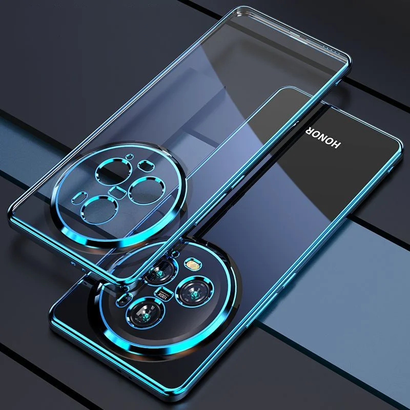 Luxury Electroplated Transparent Soft TPU Back Cover
