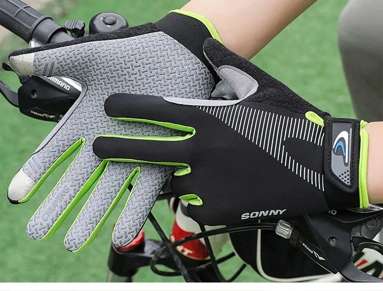 Description Picture 4 of itemCycling Anti-slip Men Half Finger Gloves Breathable Shockproof Sports Gloves Anti-sweat Bike Bicycle Glove Cycling Equipment