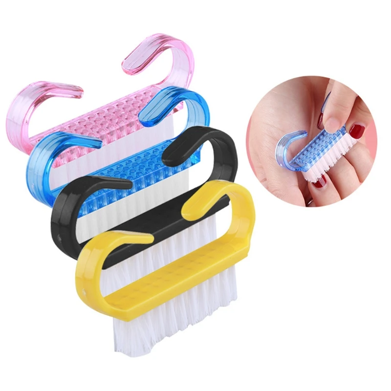 

Nail Cleaning Brushes Nail Brush Fingernail Scrub Brush Hand Cleaning Brushes Soft Stiff Bristles Nails Toes scrubber E74C