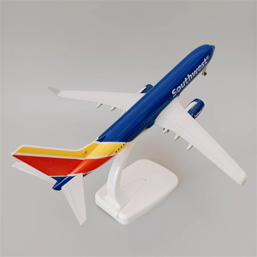 

HOT 20cm Alloy Metal Air USA Southwest Airlines Boeing 737 B737 Airways Diecast Airplane Model Plane Model Aircraft w Wheels