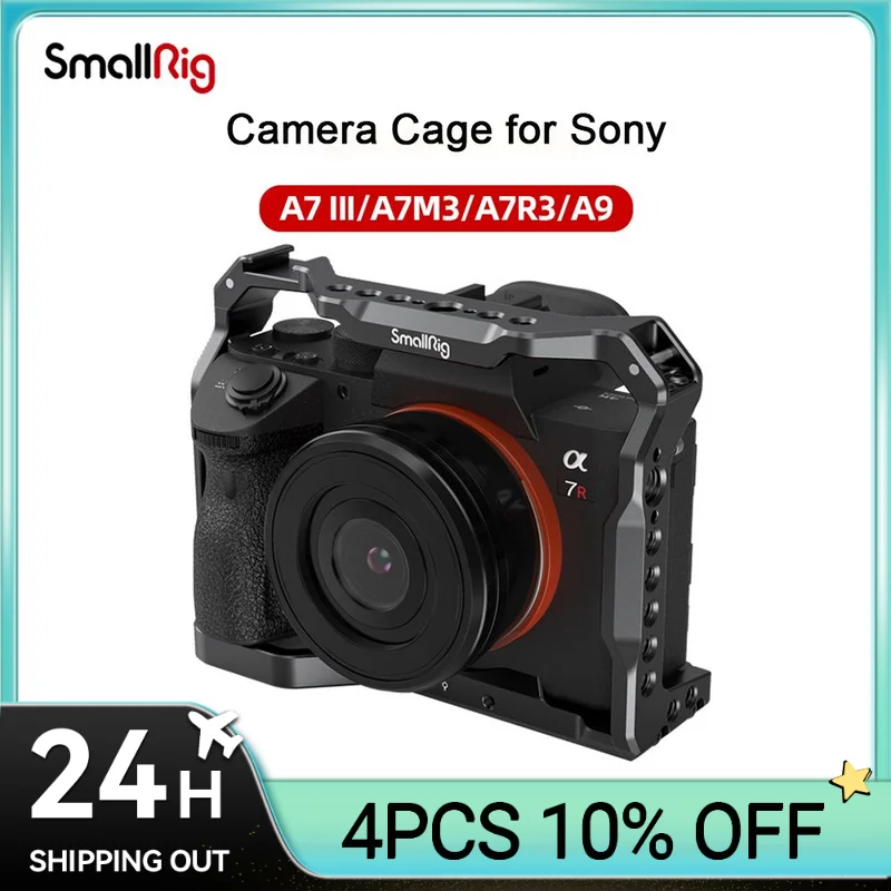 

Smallrig DSLR for A7 III A73 A7M3 Camera Cage For Sony A7III Rig with Cold Shoe Mount for Sony A7III A7RIII A9 Camera Kit 2918
