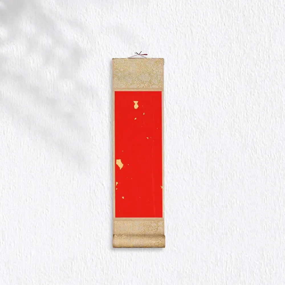 Pergamena di Carta di Riso Dorata per Pittura e Disegno, Pergamena Vuota da Appendere, Stile Cinese, Mini Pergamena a Tromba per Batik, Artigianato