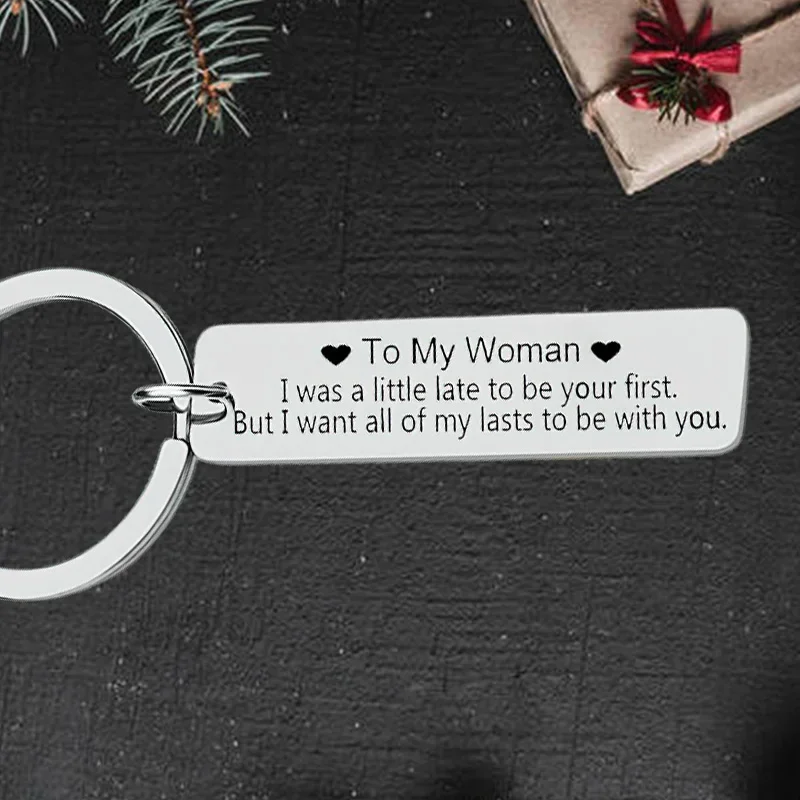 

Cute To My Woman Keychain Pendant Lovers Boyfriend Girlfriend Birthday Christmas Gift Key Chain Keyrings